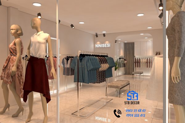 Thiết kế thi công shop thời trang