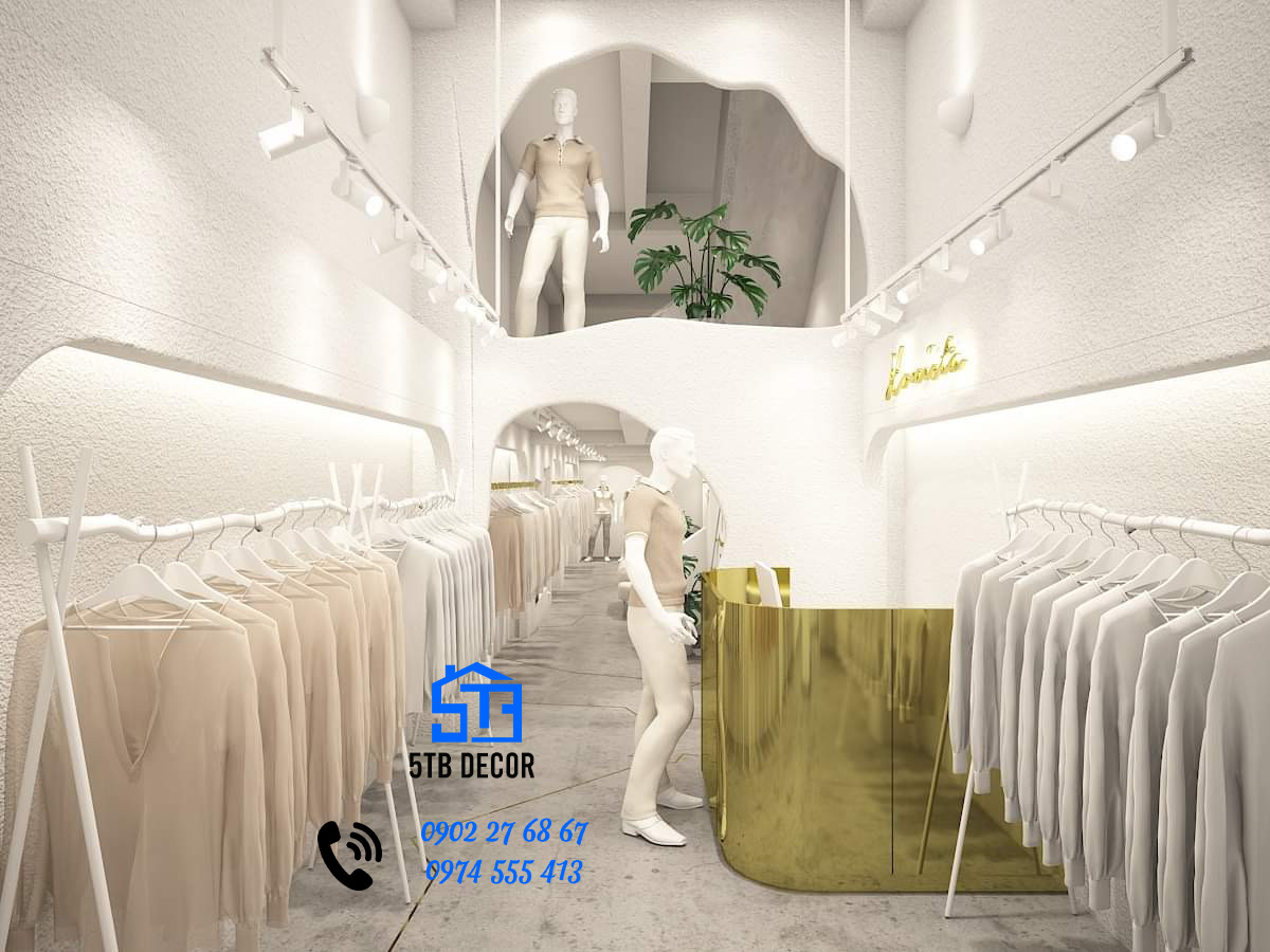 Thiết kế thi công shop thời trang