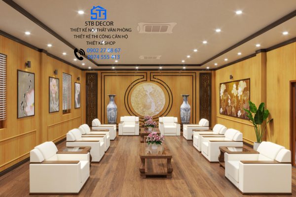 Thiết kế nội thất văn phòng-Phòng tiếp khách