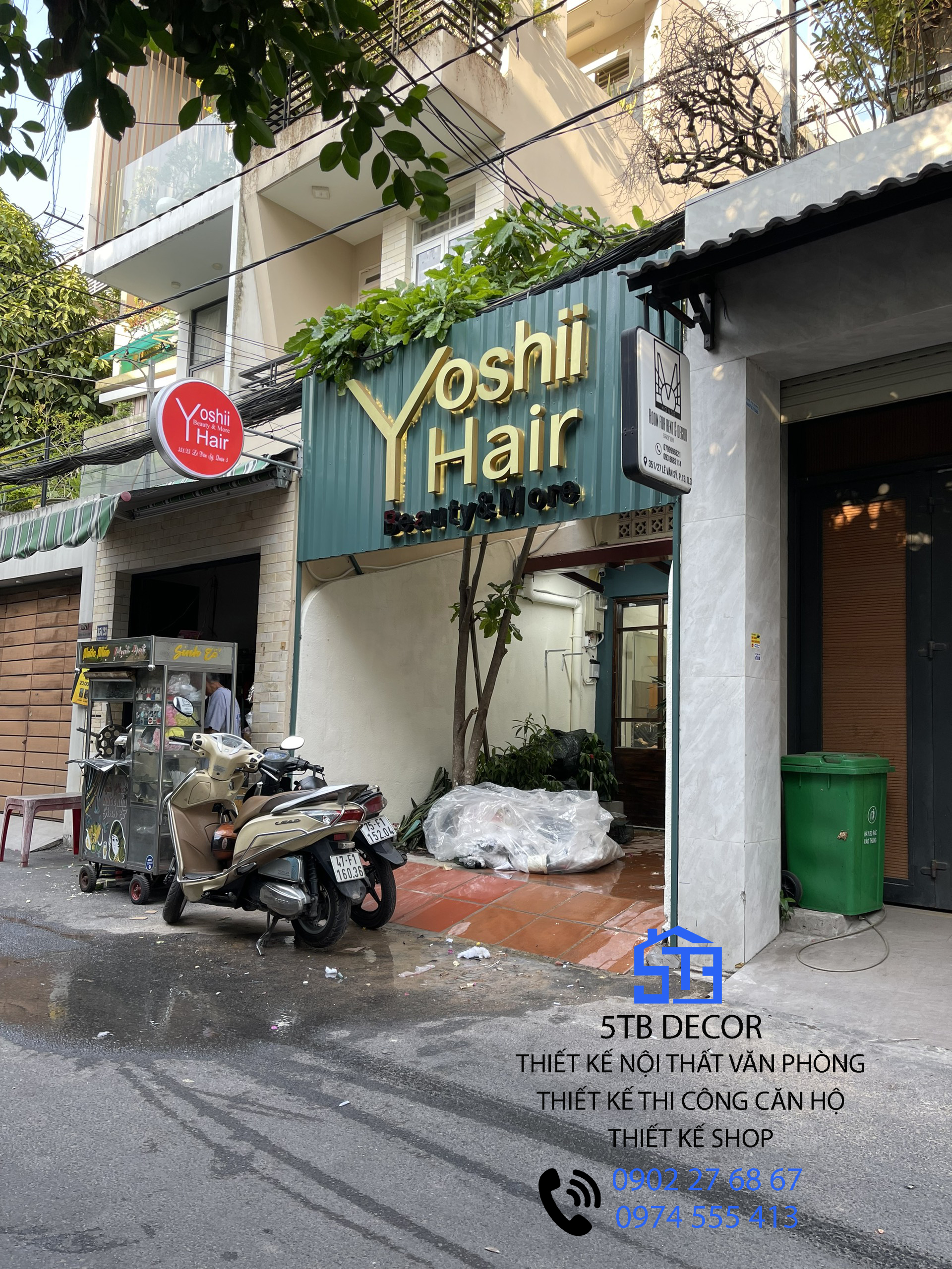 Thiết kế bảng hiệu salon